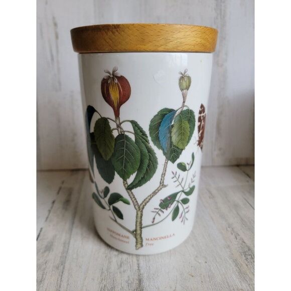 Portmeirion Manchineel Tree Botanic Gardens canister jar ceramic
